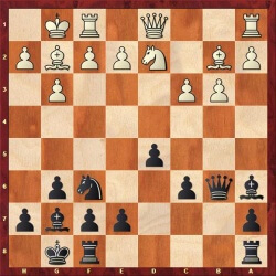 Stillingen efter 11...La6