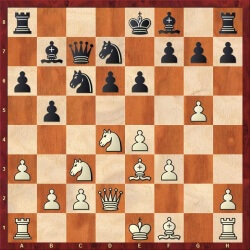 Stillingen efter 11... Sc6