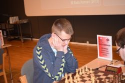 GM Mads Andersen ved Skak DM 2017